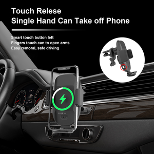 <span class=keywords><strong>Chargeur</strong></span> <span class=keywords><strong>de</strong></span> <span class=keywords><strong>voiture</strong></span> sans fil 15W PD à charge rapide, personnalisé, avec port Type-C pour support <span class=keywords><strong>de</strong></span> téléphone, fixation sur grille d'aération ou tableau <span class=keywords><strong>de</strong></span> bord - Vente en gros usine - Product Image 5