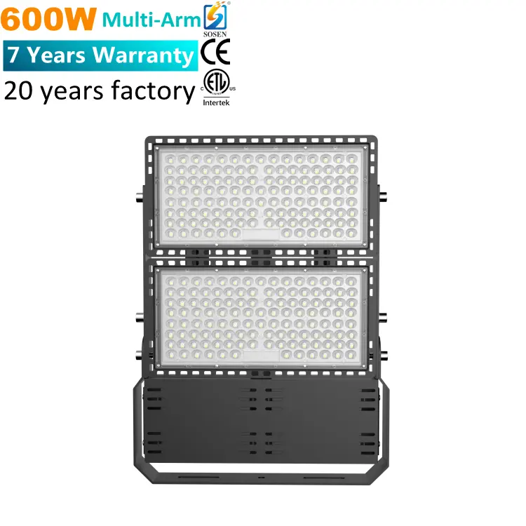 lowest price outdoor stadium lighting led 100-347v 277v 220v 600watt 300watt project high mast flood light manufacturer