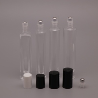 Bouteille de rouleau de parfum de haute qualité contenant de déodorant portable 1ml 2ml 3ml 5ml 10ml 15ml rouleau de verre transparent sur la bouteille