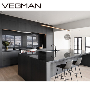 Manufacturing Chinese Lacquerware Practical Waterproof Modern Kitchen Cabinets