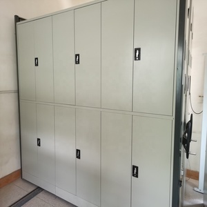 Hot-sale portable lock storage cabinet garage lockable 2 door metal storage cabinet