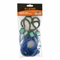 Cordes élastiques de bungee de fabrication chinoise de qualité supérieure avec crochets en plastique Cordes extensibles de bungee avec extrémités à crochets Haute résistance