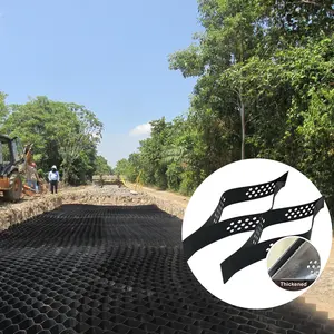 HDPE Geocell Driveway Gravel Grid Geocell For Soil Stabilization Retaining Walls