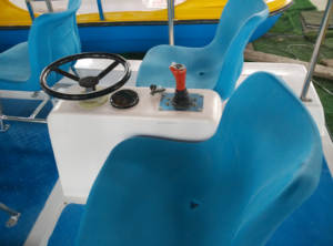<span class=keywords><strong>Moteur</strong></span> électrique <span class=keywords><strong>bateau</strong></span> bus voiture 10 passagers zoo parc rivière chargement transport navire fibre de verre cabine auvent siège - Product Image 4