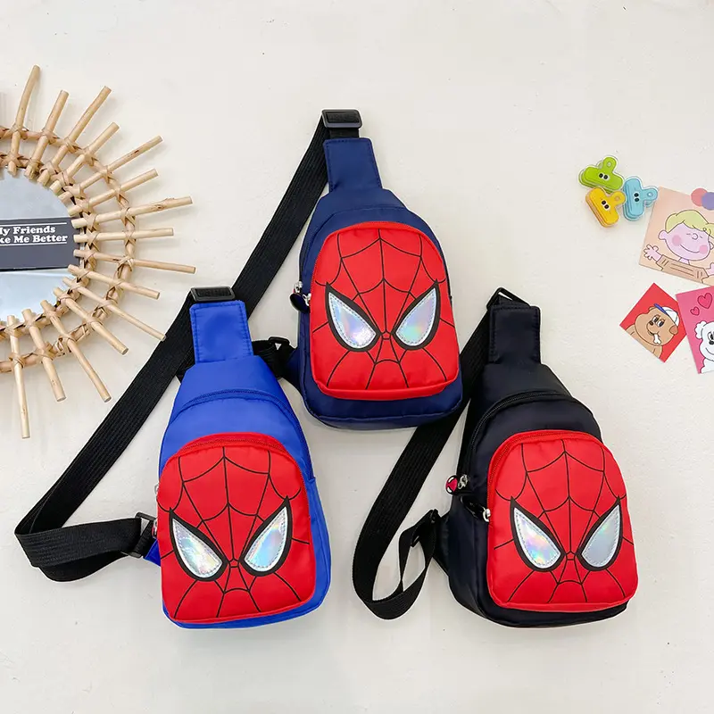 New children's casual chest bag boys shoulder bag cartoon girls small messenger backpack