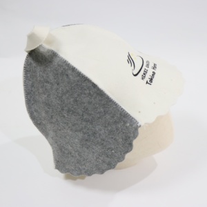Gorro de Sauna Personalizado HKZB, Gorro de Fieltro Finlandés Ecológico, Gorro Aislante para Spa, Baño de Vapor, Banya - Product Image 5