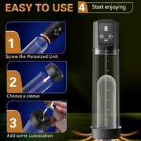 Bomba Eléctrica para Ejercicios de Estiramiento con Presión Negativa para Hombres, Productos Sexuales para Adultos, Regalo de San Valentín
