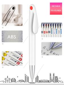 <span class=keywords><strong>2025</strong></span> vendita all'ingrosso caldo su misura Logo nero penne QR codice penne promozionali con meccanismo rotante - Product Image 5