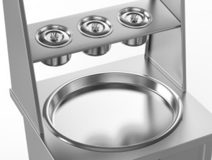 <span class=keywords><strong>Machine</strong></span> à faire des glaces roulées à plat unique commerciale pour yaourt, fruits, nouvelle pour la transformation alimentaire agricole, fabricant de collations - Product Image 4