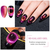 RONIKI Usine Marque Privée Nouveau Style Effet Caméléon Galaxie Kit Gel UV Nail Art Magnétique 9D Vernis Gel Œil de Chat