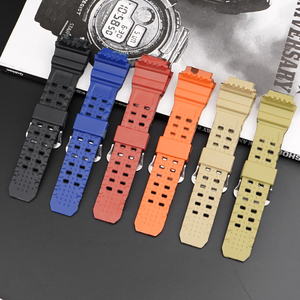 สำหรับ <span class=keywords><strong>Casio</strong></span> สายนาฬิกา gw-9400สายนาฬิกายางลายพราง13สีสายนาฬิกาลายพรางพร้อมหัวเข็มขัดเหล็กสีเงิน - Product Image 4