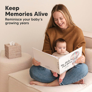 Custom <strong>Baby</strong> First Five Year Journal Keepsake <strong>Memory</strong> Book With <strong>Box</strong> for Growth Recording - Product Image 6