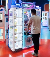 Machine à griffes à pièces de monnaie, jeu de gagnant de prix avec boîte à surprises, machine à griffes en plastique et en bois