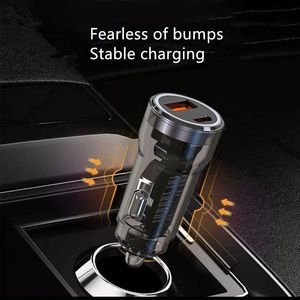 Cargador de Coche de Doble Puerto PD 30W QC 30W, Adaptador USB 30W Tipo-C 30W 60W para Encendedor de Cigarrillos, Cargador Súper Rápido para Teléfono Móvil - Product Image 5