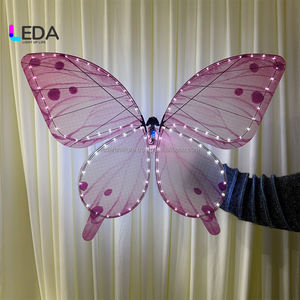 การแสดงโดรนผีเสื้อสีชมพู LEDA Bionic สำหรับงานแต่งงานและงานอื่นๆ ออกแบบมาเพื่อการใช้งานซ้ำได้ - Product Image 3