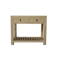 Table Console Shabby Chic Antique Style France en Bois de Chêne