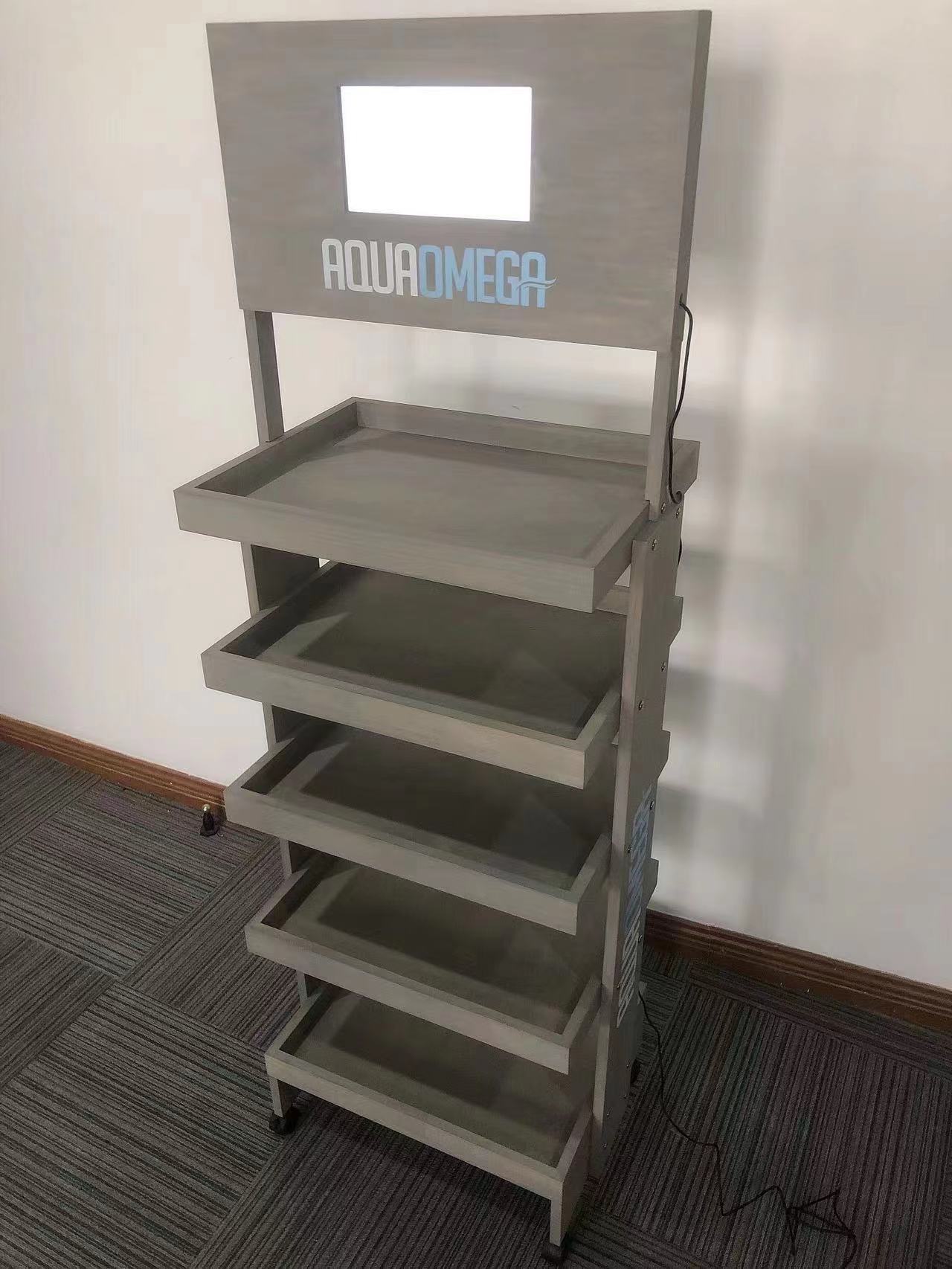 New Arrival Wood Display Stand Bottle Display Rack for Healthcare Products — view 5