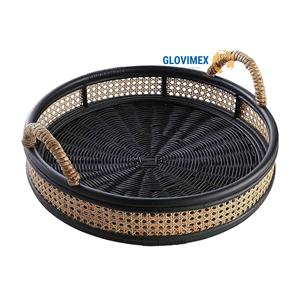 2020 nouvelle Collection fait à la main bambou rotin osier plateau conseil caboteur taille personnalisée vaisselle pour cuisine fête fabriqué au Vietnam - Product Image 2