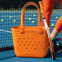 Tas Tangan Wanita DIY Kapasitas Besar Model Cross-Border dengan Logo Custom, Tas Eva Berlubang dengan Bahan EVA Anti-Felt, Tas Tote dengan Pegangan