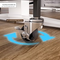 Rak Filamen Printer 3D Tiga Lapis Logam Tebal Multifungsi Kapasitas Besar Tipe Lantai Kompatibel