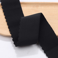 Bande élastique pour soutien-gorge et lingerie avec bordure picot brillante et décoration en peluche pour chaussures et vêtements DIY