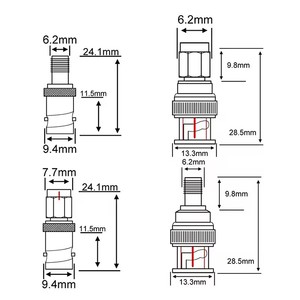 Kit de connecteurs SMA vers <span class=keywords><strong>BNC</strong></span>, 4 pièces, adaptateur coaxial RF mâle/femelle pour radio amateur, antenne <span class=keywords><strong>HT</strong></span>, scanner, dongle SDR - Product Image 5
