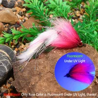 Leurre de pêche articulé de 5,91 pouces pour truite, brochet, musky, basse, pêche en mer, appât de type poisson, mouche, flash, grizzly, saddle hackle