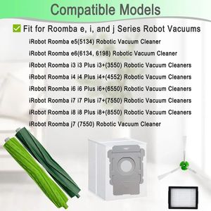22 pièces d'accessoires de remplacement pour aspirateur robot <span class=keywords><strong>iRobot</strong></span> I7 I7+ E5 <span class=keywords><strong>I3</strong></span>+ I4 I6 I6+ I8 I8+ : brosse latérale, filtre HEPA, brosse principale - Product Image 2