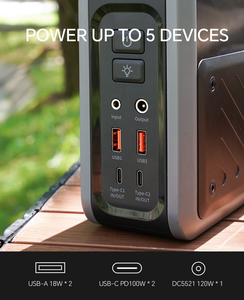 Station d'alimentation portable <span class=keywords><strong>Necespow</strong></span> 200W 280W 72000mAh 270Wh à charge rapide, batteries lithium-ion, générateur solaire - Product Image 2