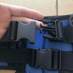 6 Handles Adjustable Spandex Nylon Pull-On Professional Protection <b>Nursing</b> Transfer Waist Belt Gait Belt for Elderly Handicapped - Product Image 6