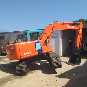Excavatrice Hitachi EX 120-3G 2023, faible nombre d'heures de travail, occasion, moteur 12 tonnes, godet de 0,6 m³, Kawasaki Construction, pour travaux de terrassement - Product Image 1