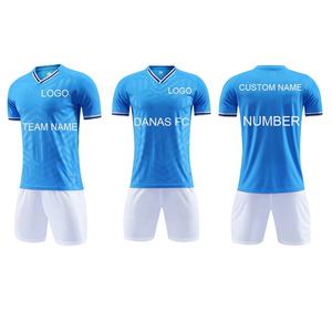2023 Benutzer definierte Retro Jugend Fußball Uniform Unisex Thai Qualität Training tragen Fußball Uniform Fußball Full Set - Product Image 1