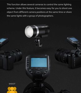 Godox Xpro-C E-TTL II Trigger Flash Wireless 1/8000s HSS Trasmettitore 2.4G Sistema X per Fotocamere <span class=keywords><strong>Canon</strong></span> EOS Strobo da Studio e Esterno - Product Image 6