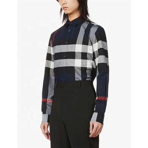 ZN-High Quality Plaid Pattern Hot Sale Check Design Long Sleeve Winter Wear <strong>Men</strong> <strong>Shacket</strong> - Product Image 1