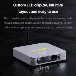 FiiO SR11 2.4G-5G <span class=keywords><strong>WiFi</strong></span> băng tần kép AirPlay Roon Ready PCM768 DSD256 Phụ kiện điều khiển từ xa 3,5mm Bộ thu nhạc trực tuyến âm thanh độ phân giải cao - Product Image 3