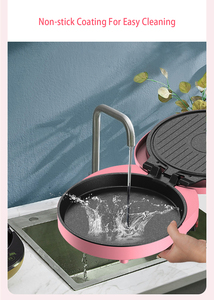 Crêpière Électrique Multifonction Antiadhésive Double Face en Acier Inoxydable avec Contrôle de Température pour Usage Domestique Économe en Énergie - Product Image 2