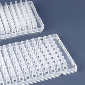 Plaque PCR 96 puits compatible ABI 0.1/0.2ml à demi-jupe avec chiffres et lettres - Product Image 5