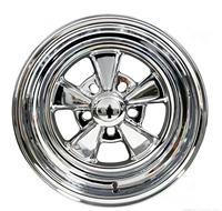 Jantes en alliage Cragar Série 61C Deep Dish 15x8.0 15x7 ET0 ET-32 5x114.3/5x120/5x127 Polies Neuves Brillantes