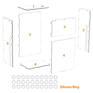 Terrarium acrylique de tarentule de boîtier de reptile transparent personnalisé pour <span class=keywords><strong>arthropodes</strong></span>, araignées et <span class=keywords><strong>insectes</strong></span> - Product Image 5