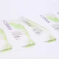 Étiquettes transparentes personnalisées pour les emballages de produits de soin de la peau et de lotions corporelles, autocollants adhésifs transparents découpés à la forme, imperméables