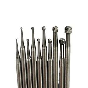 Top Quality Tungsten Carbide Bur Round Jewelry Tool Engraving Carving Round Drill Bits