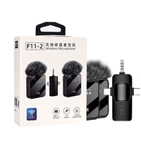 Microphones pour diffusion en direct, micro cravate sans fil, micro sans fil pour interview, conférence, mini micro USB sans fil