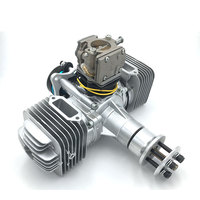 Motor de Gasolina Doble DLE-170 de 170cc con Encendido Electrónico y Silenciadores