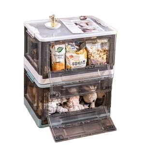 Logo Folding Plastic Storage Box Component Screw Holder Case Display Container Organizer Adjustable Storage Container