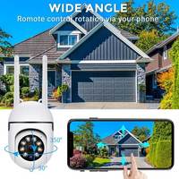 A7 Çift Antenli Wifi Kamera 1080P HD 360 Derece Kablosuz Güvenlik Web Kamerası PTZ Sistemi Dış Mekan Ev Promosyon Hediyesi