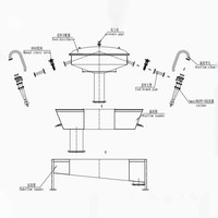 Equipo de Tratamiento de Agua con Hidrociclones de Fondo Plano Smax-P para Molienda y Clasificación de la Industria Metalúrgica Shangpin
