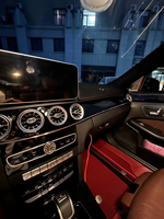 Accessoires intérieurs pour voiture UPSZTEC RHD LHD Classe E W212, aérateurs de type turbine, volant, panneau de porte, éclairage d'ambiance pour Mercedes-Benz