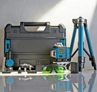 Niveau laser 16 lignes auto-nivelant haute précision, jauge de niveau infrarouge, kit standard transfrontalier UE/US