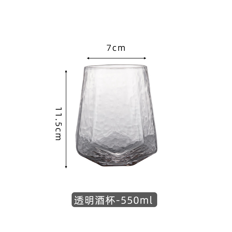 550ml Crystal glass whiskey wine cup household whiskey glass cup