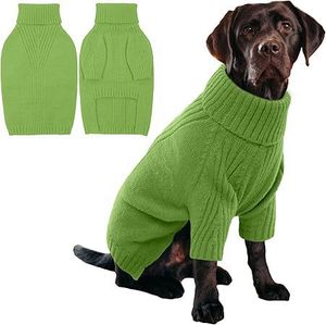 Suéter Navideño para Perro Queenmore, Cuello Alto, Manga Larga, Tejido Transpirable, Ropa de Invierno para Pastor Alemán y Dogue Alemán - Product Image 6